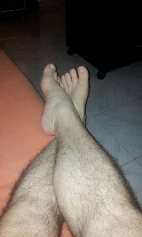 Enjoy this meaty dad foot soles