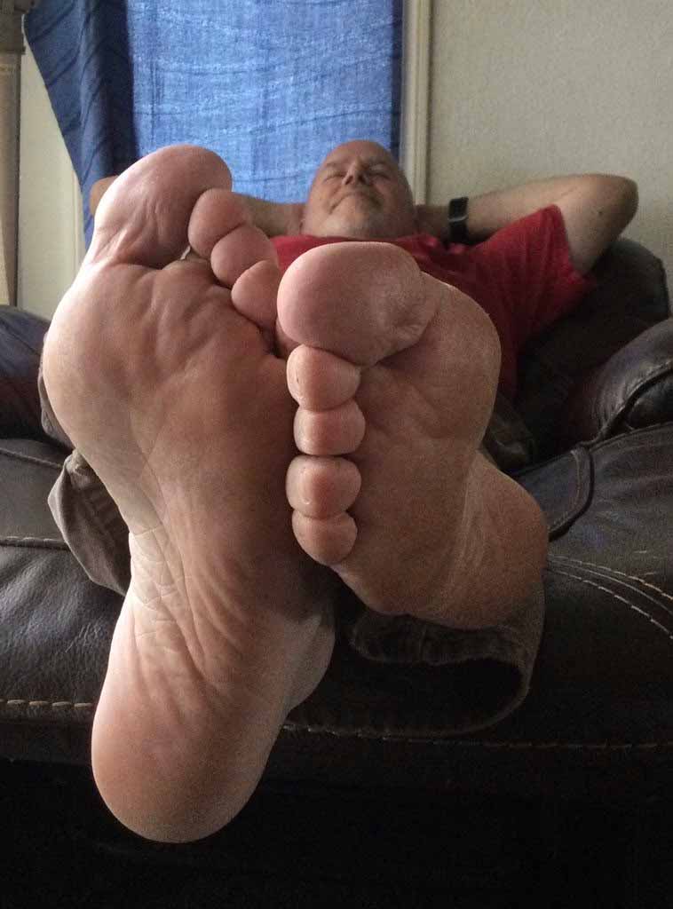 Incredible stinky dad foot soles
