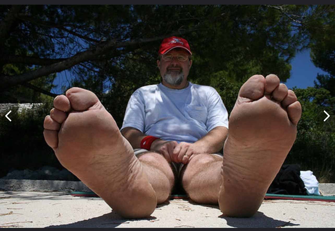 Look these burly old chub foot soles